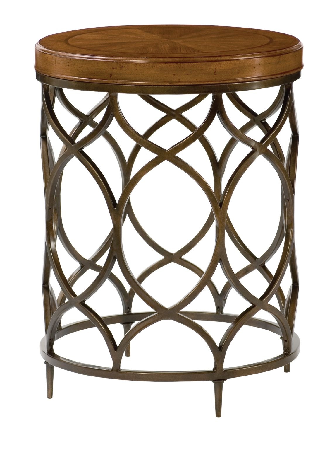 Hammary Living Room Round Lamp Table 090571 Kalin Home Furnishings